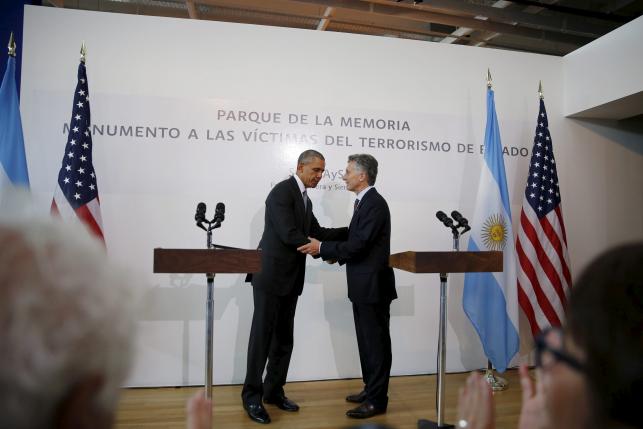 U.S. too slow to speak out on human rights in Argentina`s `Dirty War` - Obama